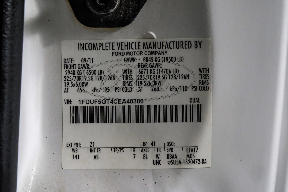 Used 2012 Ford F550 2WD Regular Cab Super Duty w/ Payload Upgrade Pkg image 50