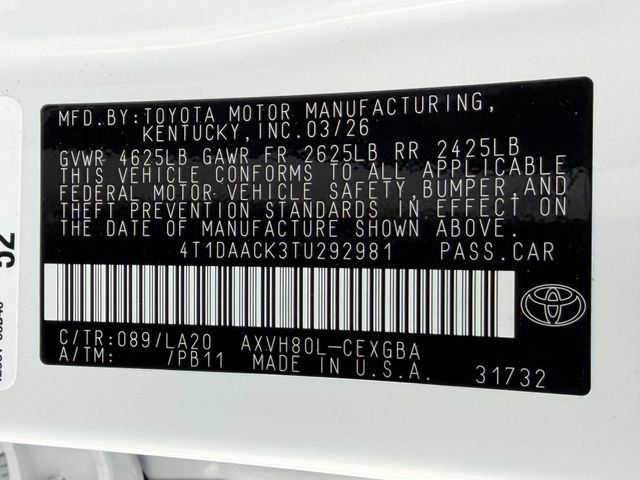 New 2026 Toyota Camry XLE image 27