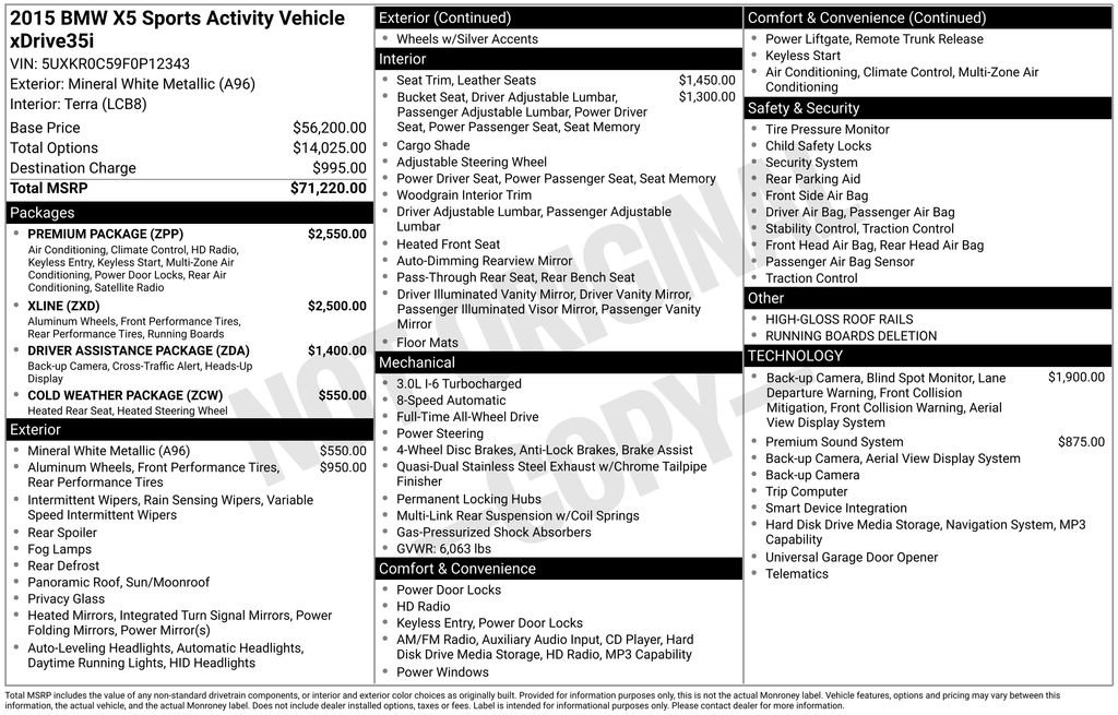 Used 2015 BMW X5 xDrive35i image 8