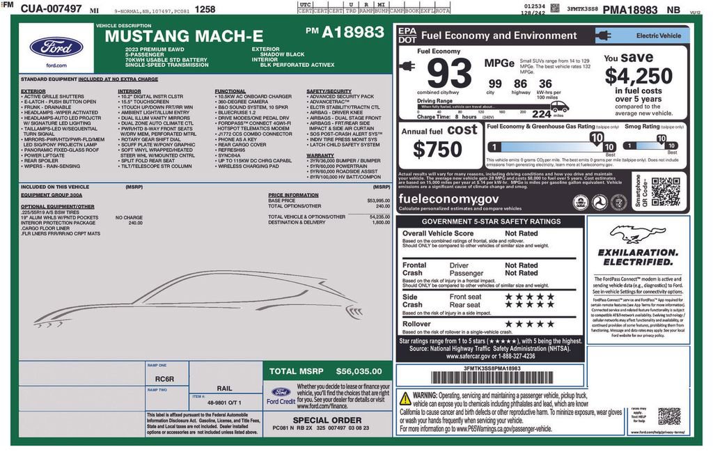 Certified 2023 Ford Mustang Mach-E Premium image 6