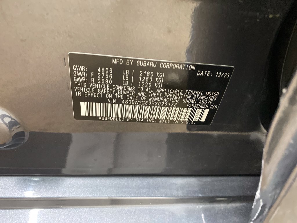 Certified 2024 Subaru Legacy Sport AWD/4WD image 28