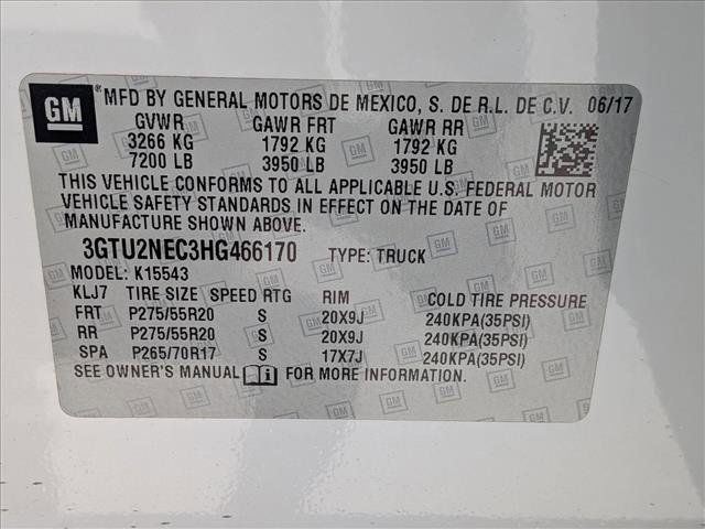 Used 2017 GMC Sierra 1500 SLT w/ All Terrain Package AWD/4WD image 16