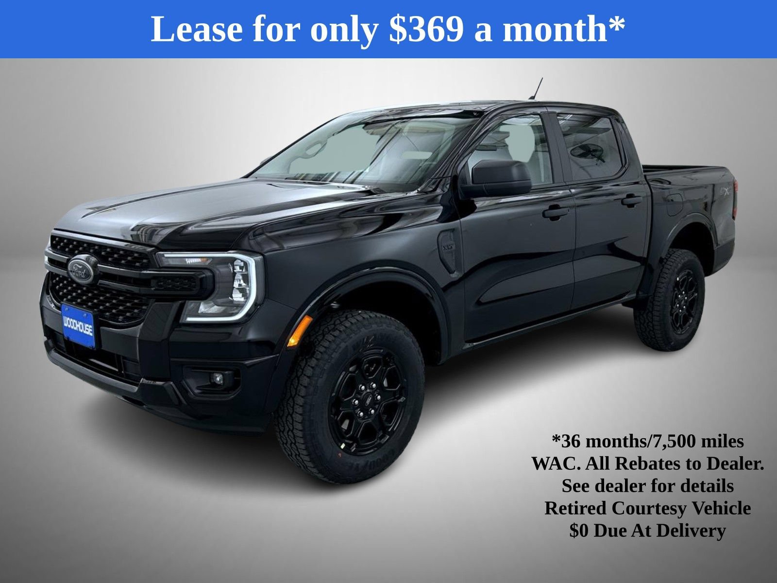 New 2026 Ford Ranger XLT w/ Black Appearance Package AWD/4WD image 1