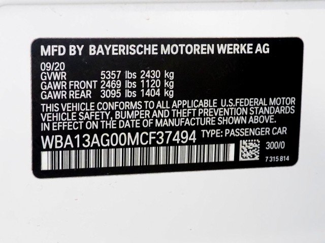 Used 2021 BMW 530e w/ Premium Package w/ Premium Package RWD image 72