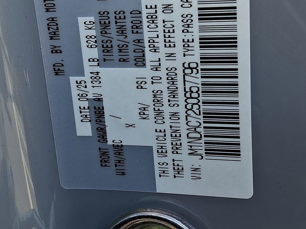 New 2025 MAZDA MX-5 Miata Club w/ Weather Package image 19