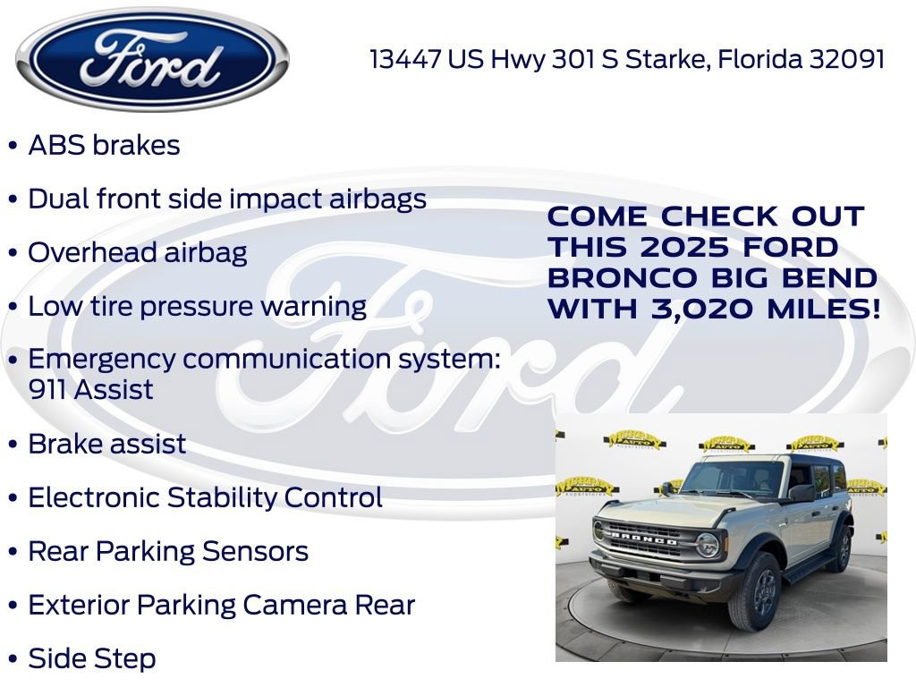 New 2025 Ford Bronco Big Bend AWD/4WD image 30