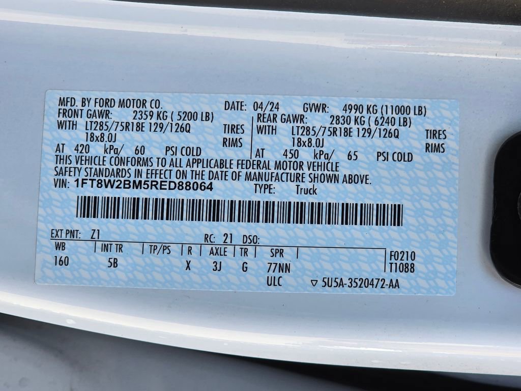 Used 2024 Ford F250 Lariat w/ Lariat Ultimate Package image 53