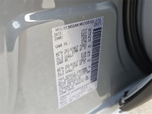 New 2026 Nissan Frontier SV w/ SV Convenience Package image 18