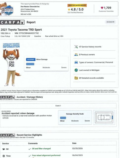 Used 2021 Toyota Tacoma TRD Sport image 5