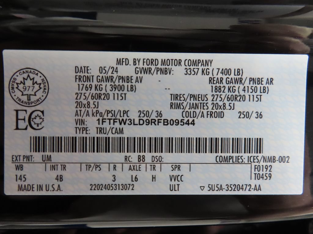 Used 2024 Ford F150 XLT w/ Equipment Group 303A High AWD/4WD image 86