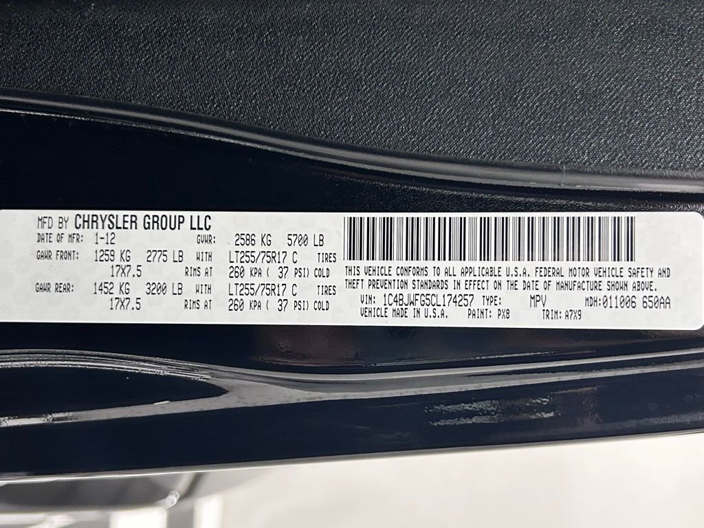 Used 2012 Jeep Wrangler Unlimited Rubicon w/ Connectivity Group image 22