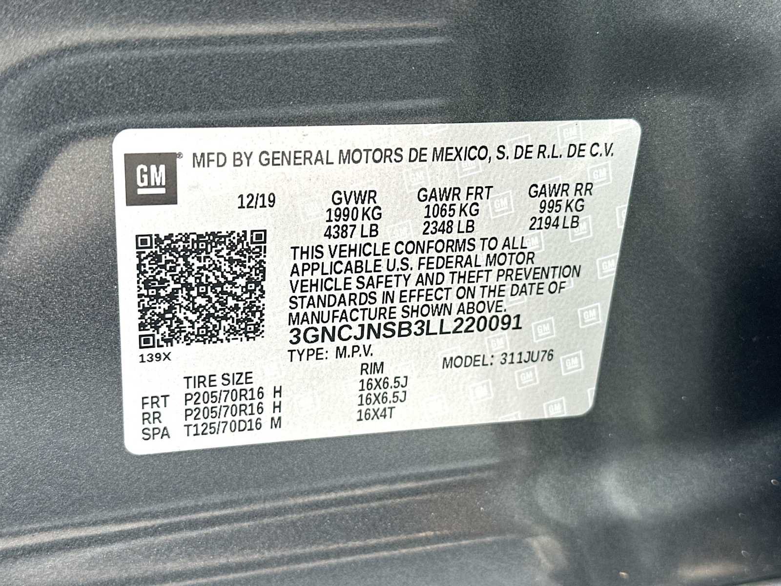 Used 2020 Chevrolet Trax LS w/ Tint and Cruise Package AWD/4WD image 22