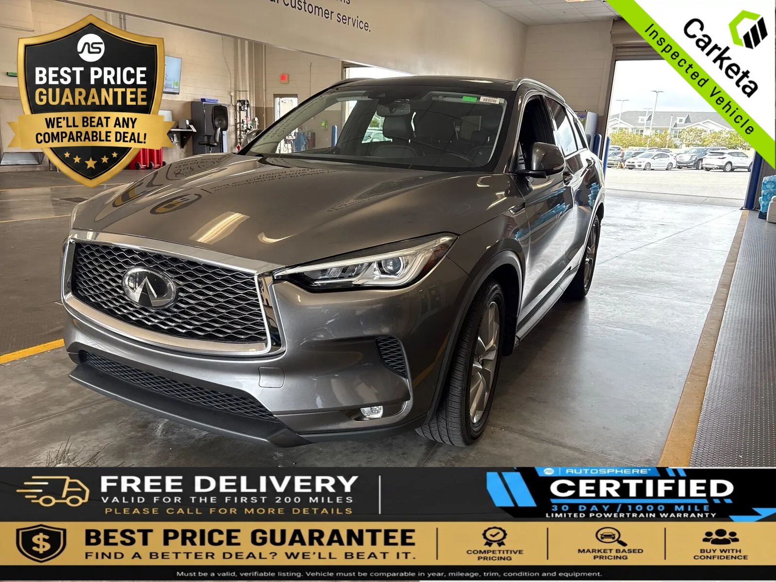 Used 2021 INFINITI QX50 Luxe FWD image 1
