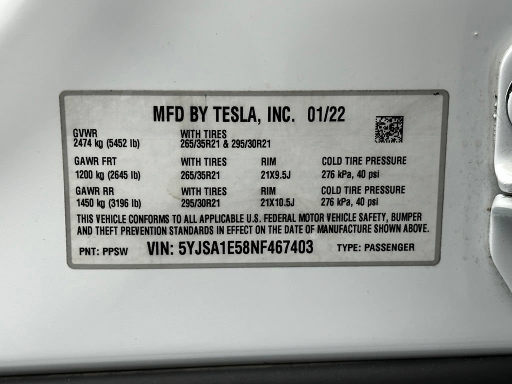 Used 2022 Tesla Model S AWD/4WD image 42