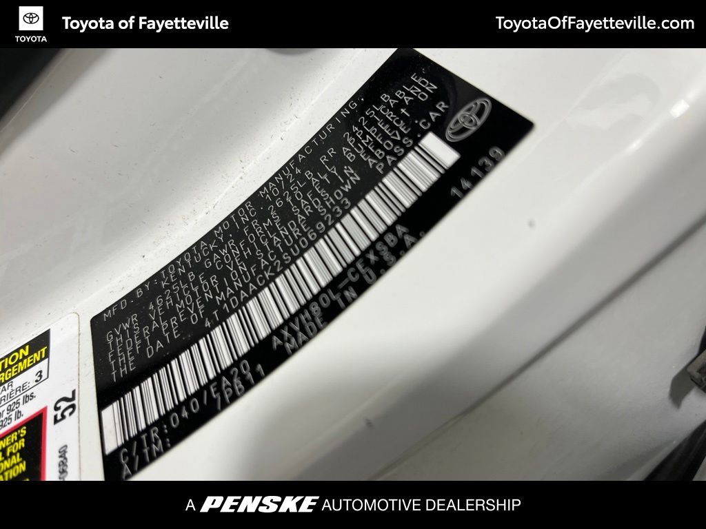 Certified 2025 Toyota Camry SE FWD image 35