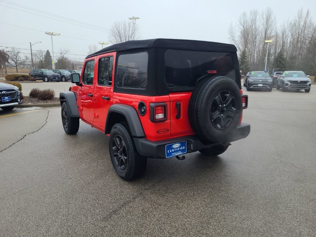 Used 2021 Jeep Wrangler Unlimited Sport AWD/4WD image 4