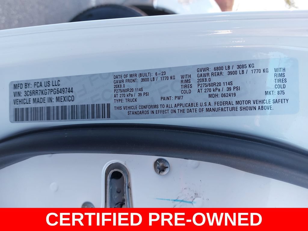Certified 2023 RAM 1500 Tradesman w/ Tradesman SXT Package AWD/4WD image 35