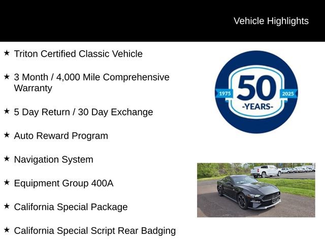 Used 2020 Ford Mustang GT Premium w/ California Special Package RWD image 5