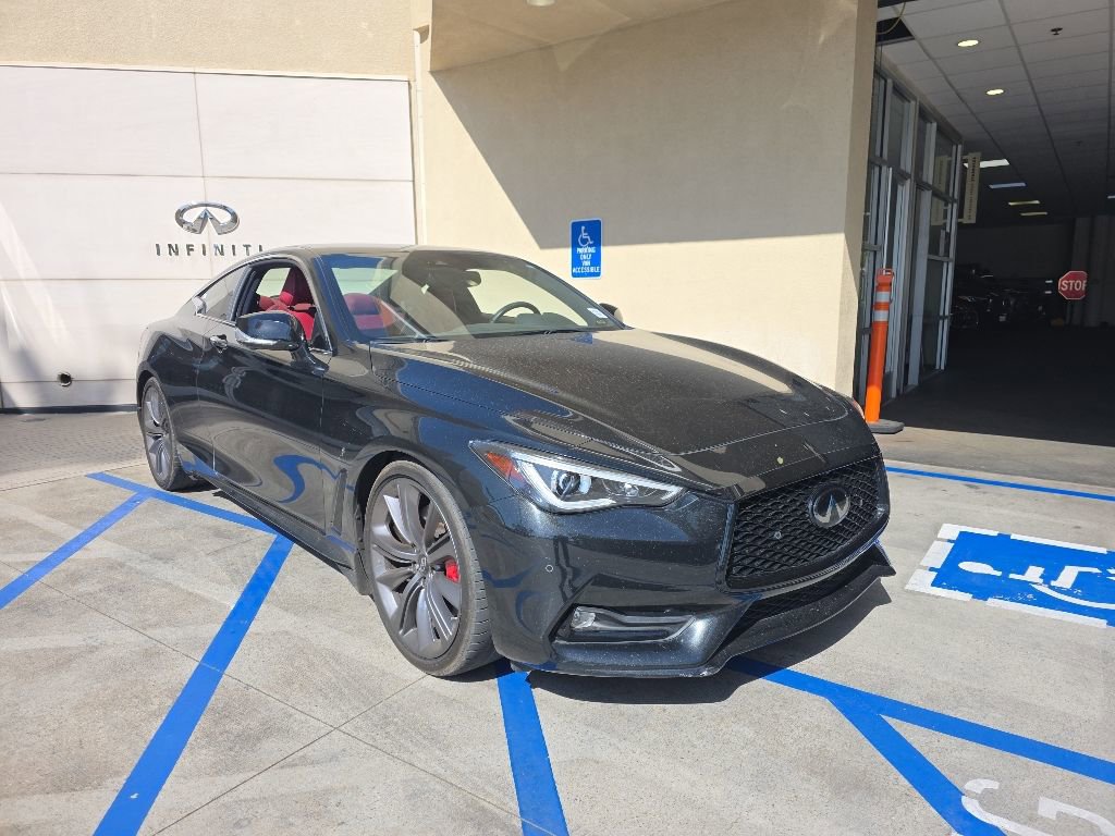 Used 2022 INFINITI Q60 Red Sport 400 w/ Cargo Package RWD image 1