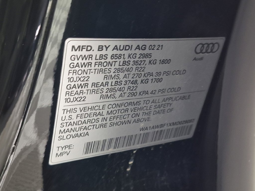 Used 2021 Audi SQ8 Premium Plus AWD/4WD image 41