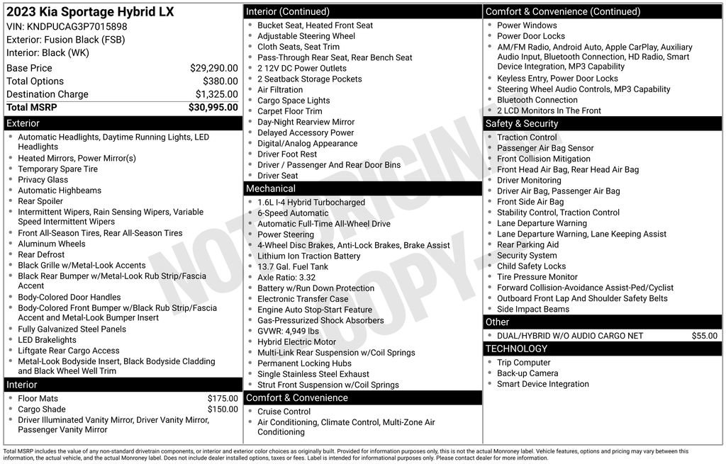 Certified 2023 Kia Sportage LX image 4