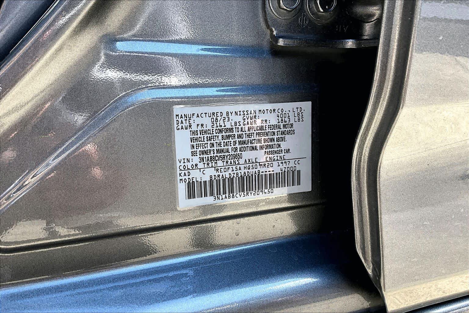 Certified 2024 Nissan Sentra SV w/ SV Premium Package FWD image 35