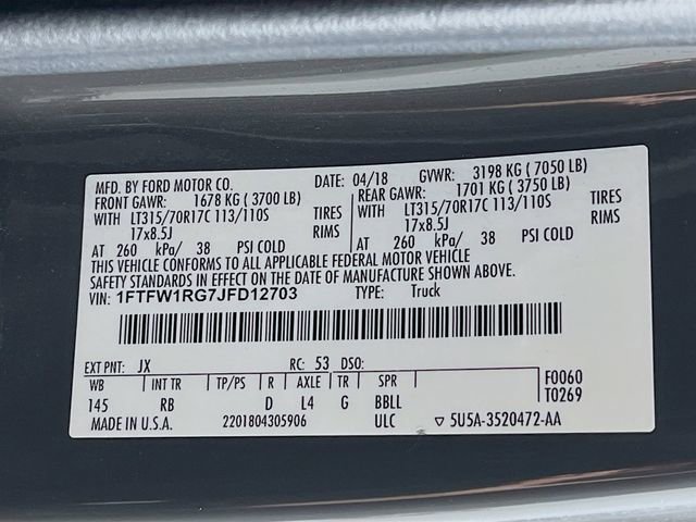 Used 2018 Ford F150 Raptor w/ Equipment Group 802A Luxury AWD/4WD image 31