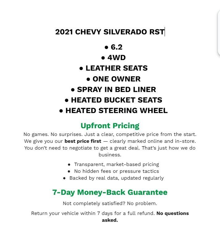 Used 2021 Chevrolet Silverado 1500 RST w/ Max Trailering Package AWD/4WD image 2
