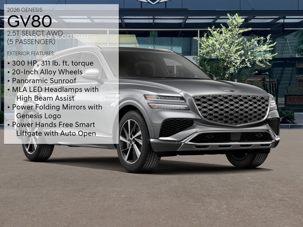 New 2026 Genesis GV80 2.5T Select AWD/4WD image 3