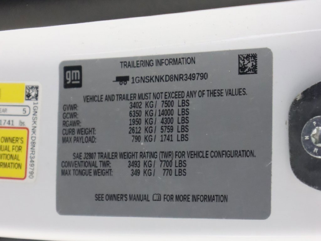 Used 2022 Chevrolet Tahoe LT w/ Luxury Package image 54