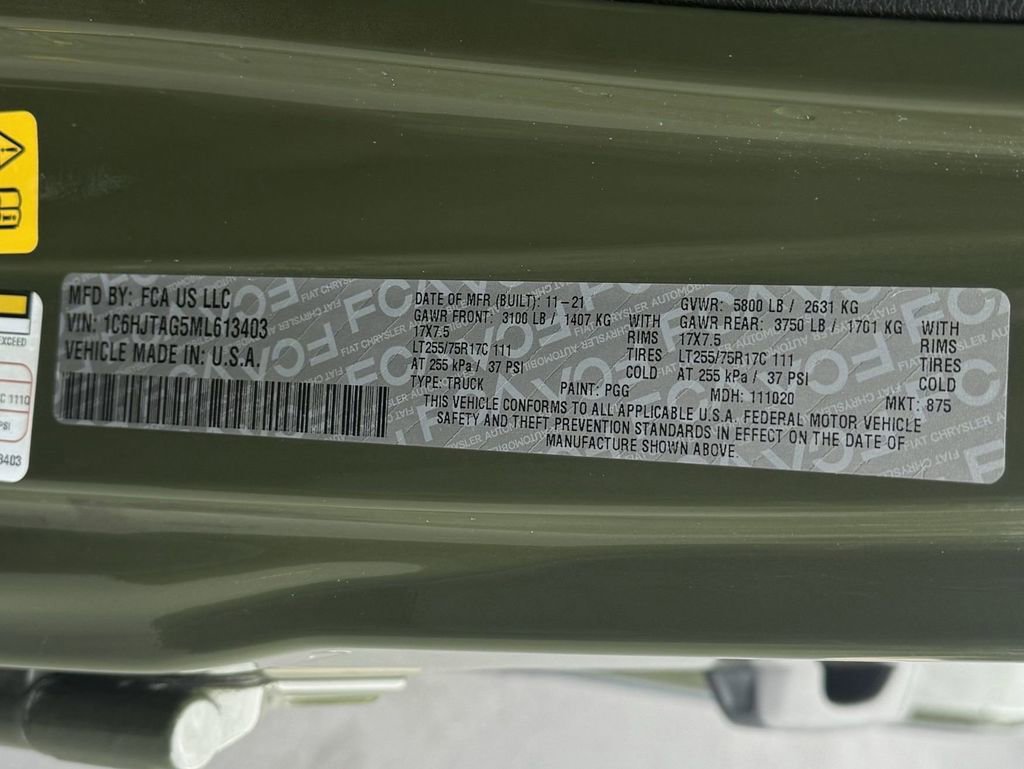 Used 2021 Jeep Gladiator Sport image 31