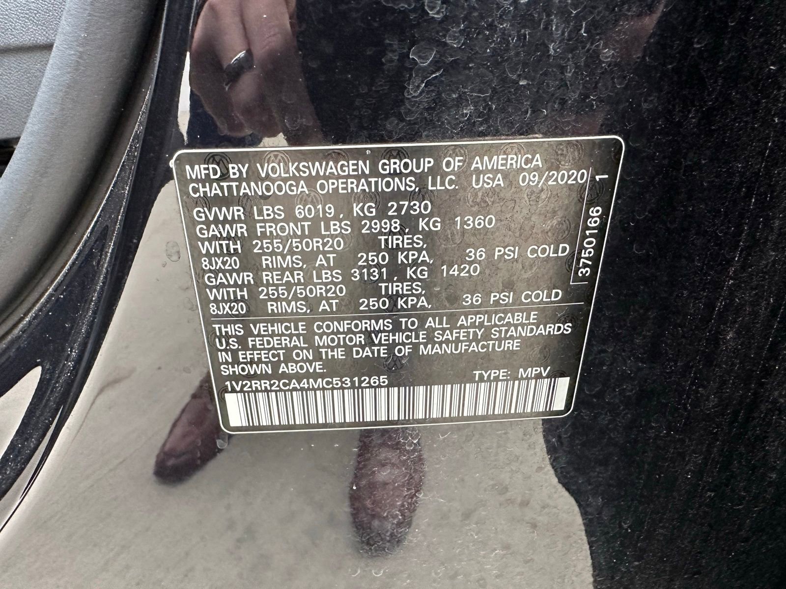 Used 2021 Volkswagen Atlas SE w/ Panoramic Sunroof Package image 11