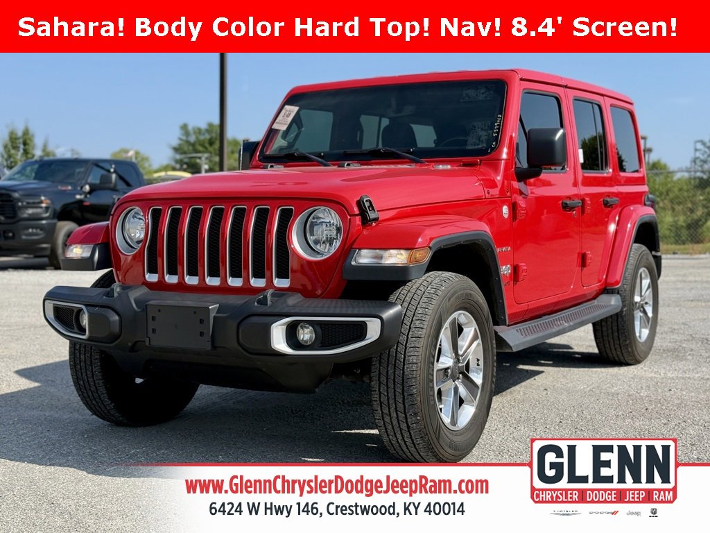 Used 2021 Jeep Wrangler Unlimited Sahara w/ Uconnect 4C Nav & Sound Group