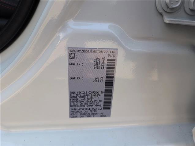 New 2025 Nissan Altima 2.5 SR image 26