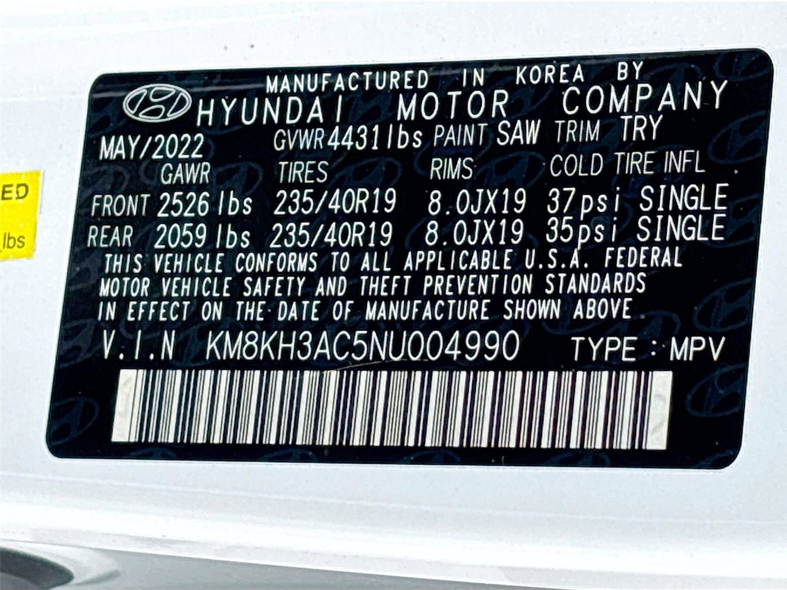 Used 2022 Hyundai Kona N FWD image 35