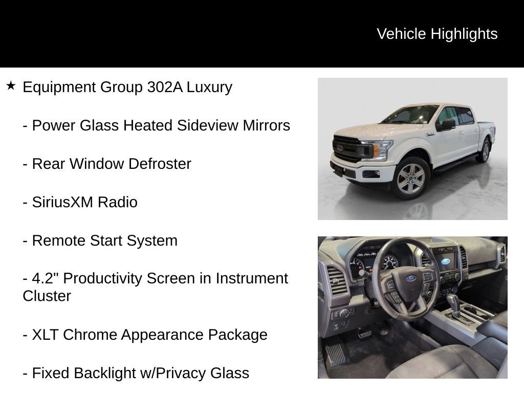 Used 2019 Ford F150 XLT w/ Equipment Group 302A Luxury image 6