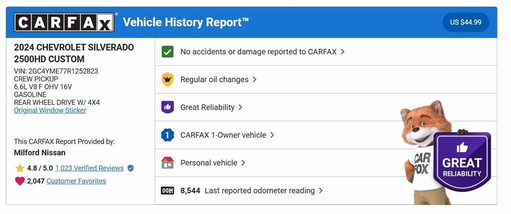 Used 2024 Chevrolet Silverado 2500 Custom w/ Custom Value Package image 31