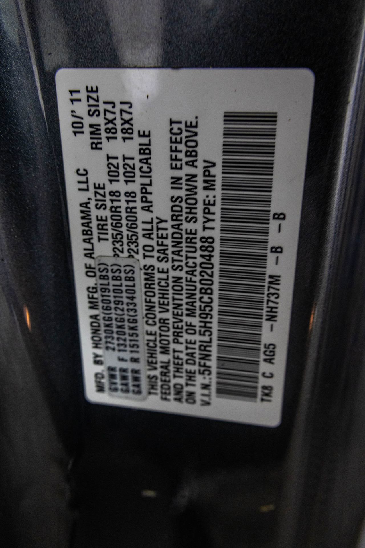 Used 2012 Honda Odyssey Touring image 58