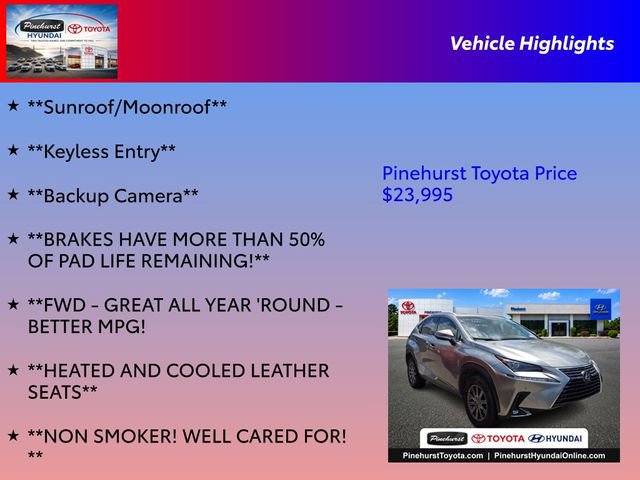 Used 2019 Lexus NX 300 FWD w/ Comfort Package image 26
