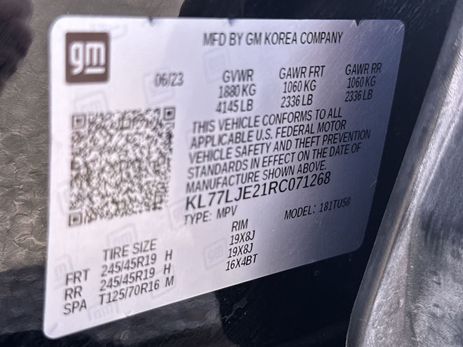 Used 2024 Chevrolet Trax RS w/ Sunroof Package FWD image 18