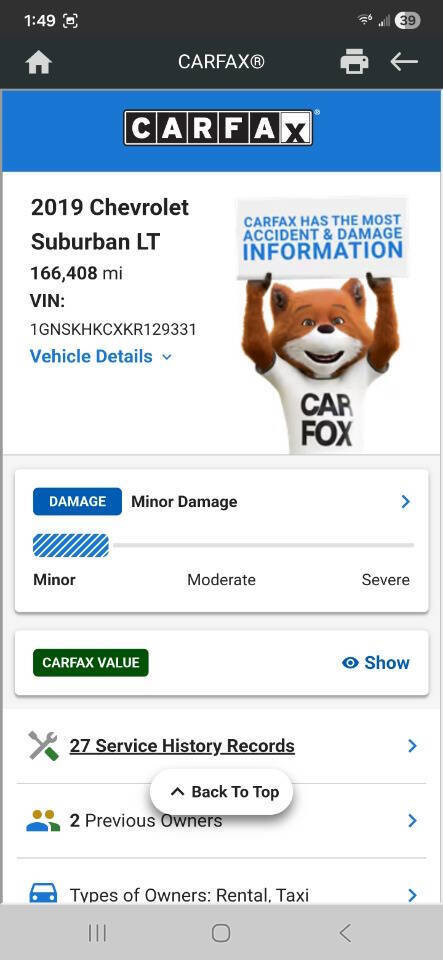 Used 2019 Chevrolet Suburban LT AWD/4WD image 55