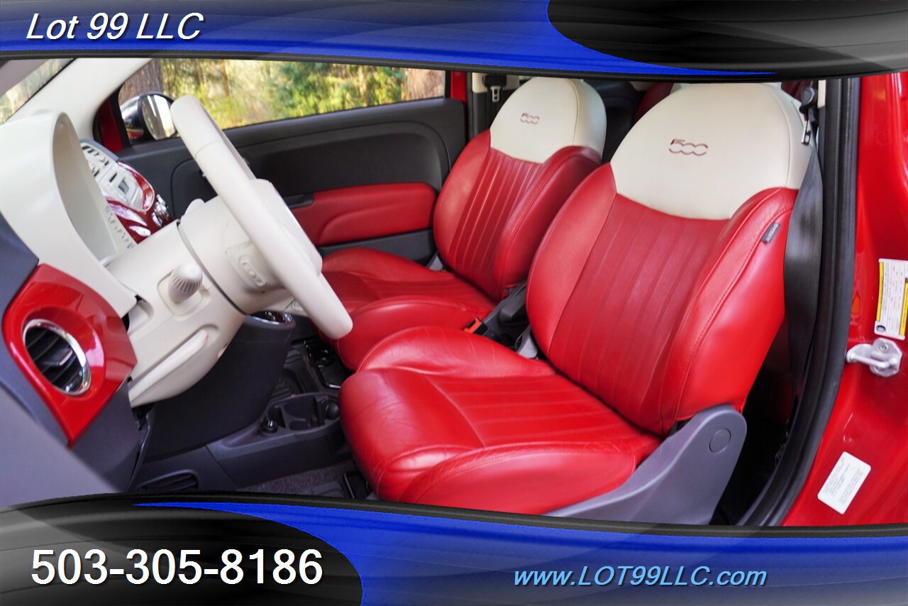 Used 2013 FIAT 500 Lounge w/ Luxury Leather Pkg image 12