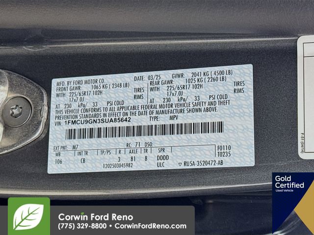 Certified 2025 Ford Escape Active image 33