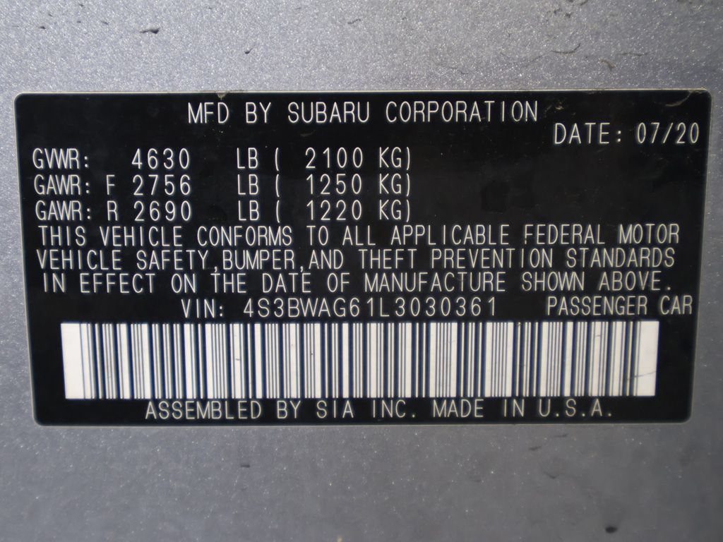 Used 2020 Subaru Legacy Sport AWD/4WD image 43
