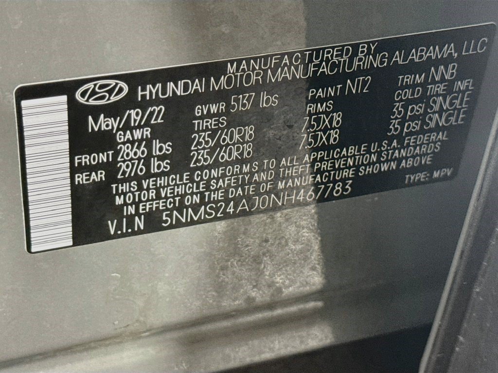 Used 2022 Hyundai Santa Fe SEL FWD image 39