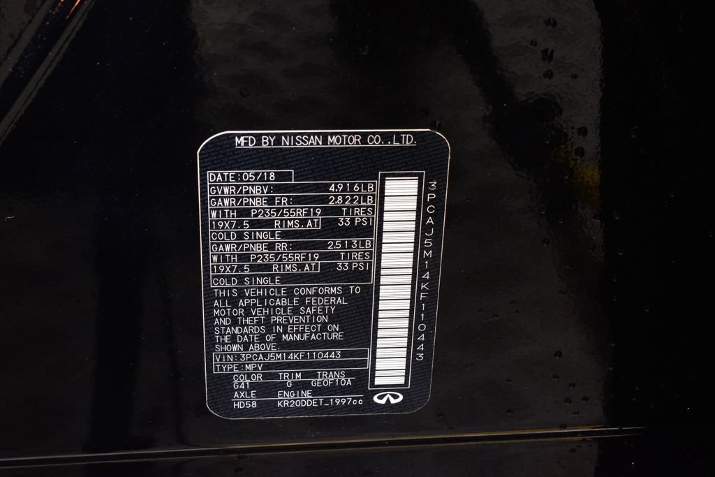 Certified 2019 INFINITI QX50 Essential w/ Proactive Package FWD image 41