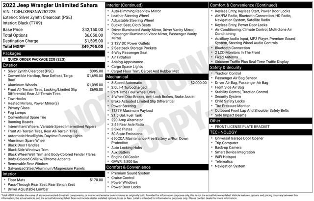 Used 2022 Jeep Wrangler Unlimited Sahara image 16