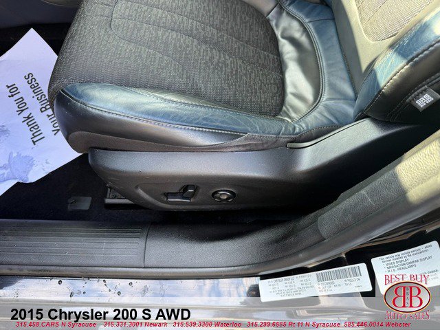 Used 2015 Chrysler 200 S w/ Navigation & Sound Group I image 12