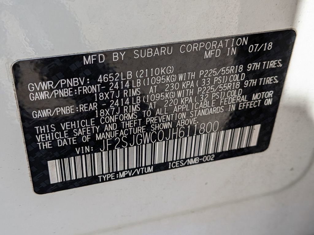 Used 2018 Subaru Forester 2.0XT Touring w/ Popular Package #3B image 33