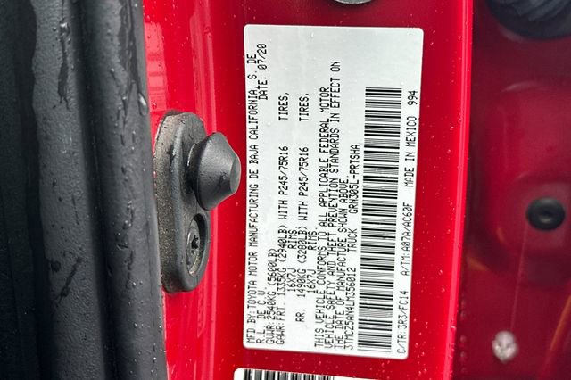 Certified 2020 Toyota Tacoma SR5 w/ Technology Package image 32